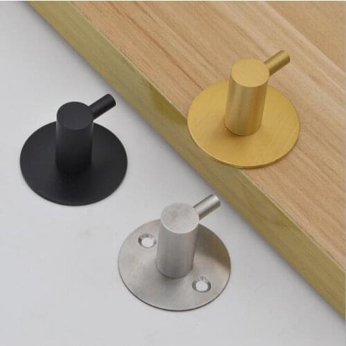 Stainless Steel Hook Strong Paste Kitchen Hardware Single Storage Clothes 4-Piece Set
