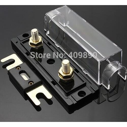 50PCS/LOT ANL Fuse Holder Distribution Fuseholder INLINE 024 GA Positive 250 AMP