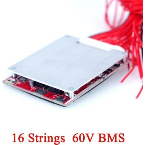 Electric bike battery pack, Circuit protection board, 60V, 16 strings,20A BMS, 18650, lithium battery