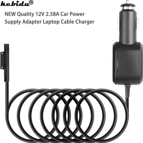 Kebidu top 12V 2.58A Car Charger Car Power Supply Adapter Laptop Cable Charger for Microsoft Surface Pro 3 & Pro 4 dropshipping