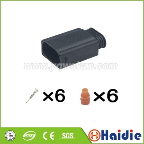 Free shipping 2sets 6pin throttle sensor plug auto modiied replacement plug connector