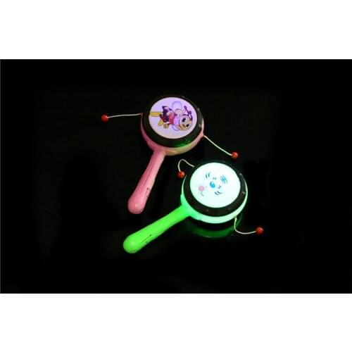 Baby Toys Children Wagged Bell Drum Hand Eye Coordination Unisex Plastic Music Direct Selling Light 2021