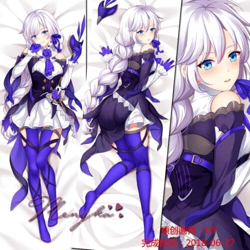 Honkai Impact 3 Kallen Kaslana Game Dakimakura Hugging Body Pillow Case Otaku Pillow Long Cushion Cover Home Decor Birthday Gift