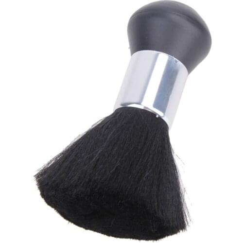Neck Duster Soft Brush Hairdressing Hair Cutting Salon Stylist Cleaning Tool Black Hair Cutting Hairdressing Cleanser