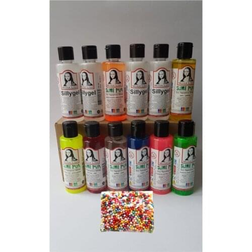 Slime Slaym Making Set Ready Game Gel Liquid 12 Li