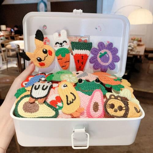 2021 New Fruit Animal Children Hairpin Princess Hair Clip Bangs Cute Cartoon Wool Korean Girl Hairgrip