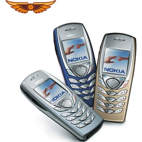 Original Nokia 6100 Bluetooth GSM 2G Unlocked Cheap Cellphone Multi-language Mobile Phone