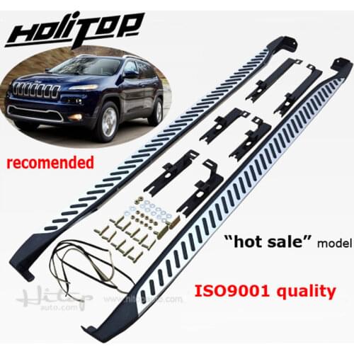 Hottest nerf bar pedal side step running board for Jeep Cherokee 2014-2018,supplied by ISO9001 factory,top quality supplier