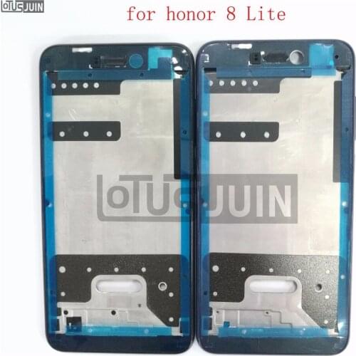 1pcs original NEW Front LCD Housing Faceplate Frame Bezel Replacement Parts for Huawei Honor 8 Lite P8 Lite2017