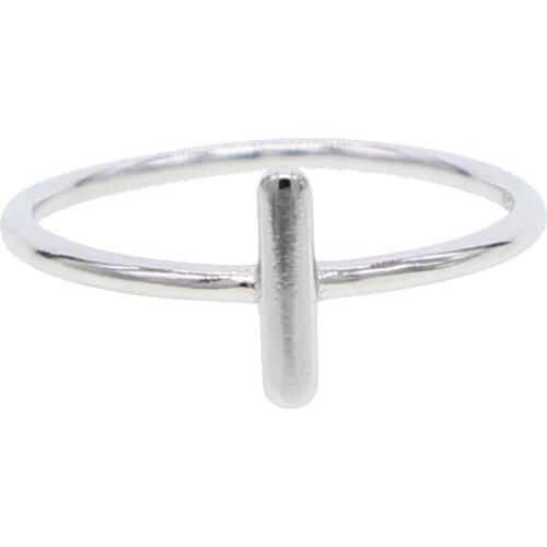 New year gift Silver gold Jewerly Rings for women man high quality thin cross ring in real 925 sterling silver wholesale