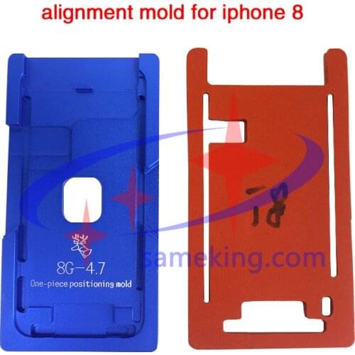 Precision aluminium mold For iphone 6/6s/7/8 front glass with frame bezel position lcd display screen laminating use mould