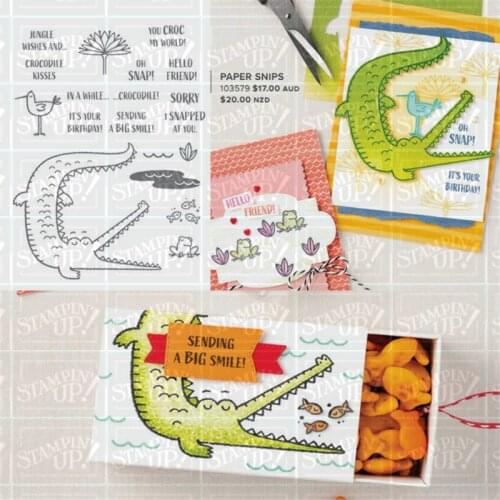 Crocodile Metal Cutting Dies and Stamps DIY Scrapbooking Craft Paper Card Embossing Knife Mold Dies Scrapbooking New Arrival