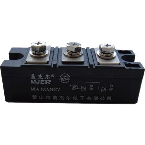 MDA160A 1600V Semiconductor module rectifier module current flowback protect common anode rectifier MDA160A 1600V