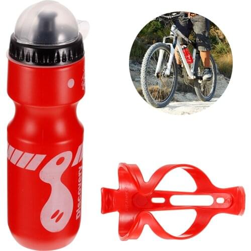 Bicycle Water Bottle Holder Rack Set 750ml Outdoor Portable Mountain Bike Water Cup Leakproof Bottle Holder Cycle Accessories