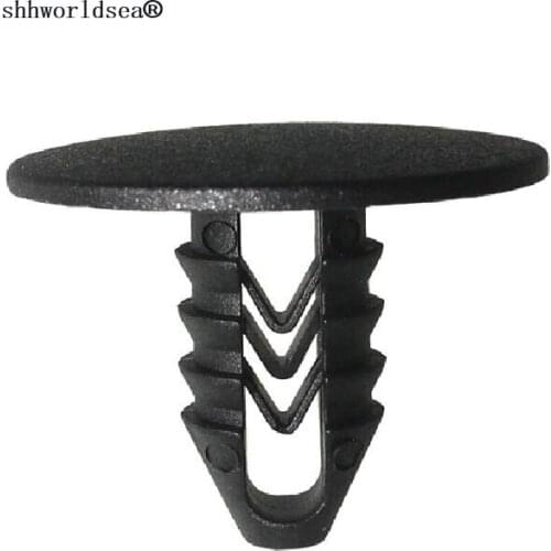 Shhworldsea 100pcs car plastic clip& auto fastener for push type retainer for european vehicle