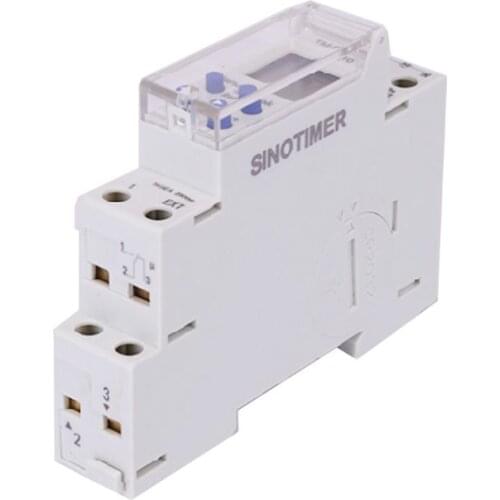 TM610 220V/110V Timer Switch Single Module DIN Rail 7 Days 24 Hrs Programmable Drop shipping