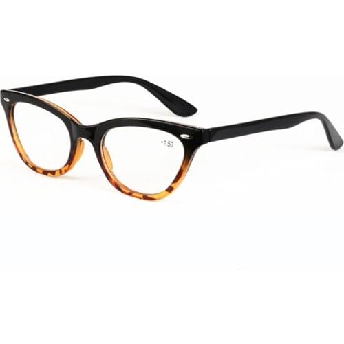 Full-rim Reading Glasses Women Leopard Ultralight Nose Pad Resin Frame Retro Fashion Anti Blu Faitgue +1 +1.5 +2 +2.5 +3 +3.5 +4