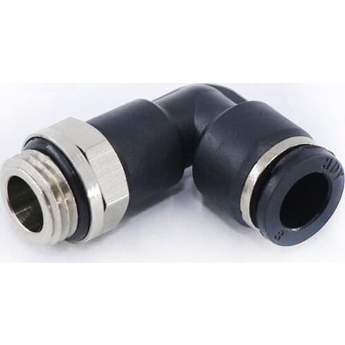 1pc Black PL 12mm series Pneumatic Componen Quick Connectors Pneumatic Component Fitting