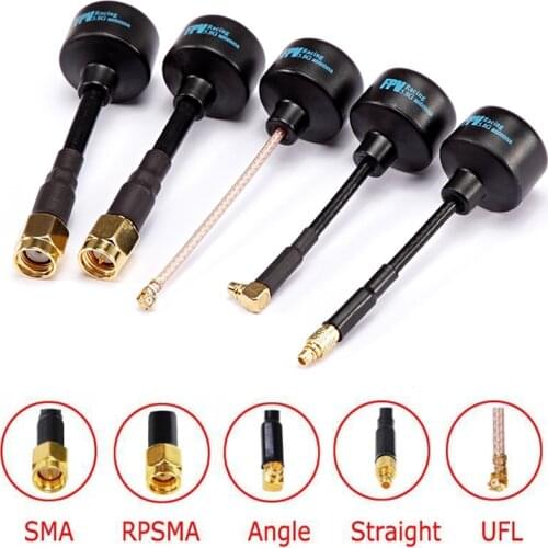High gain 5.8G RHCP FPV 2.5DBi 65mm Antenna MMCX SMA UFL RPSMA Mini Transmitter Antenna for FPV RC Racing Drone Quadcopter Parts