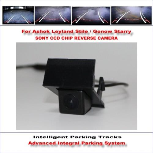 Car Backup Rear Reverse Camera For Ashok Leyland Stile / For Gonow Starry HD Intelligent Parking Tracks CAM