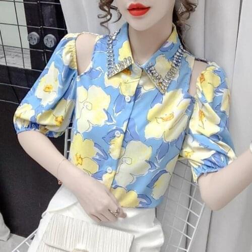 Blouses 2021 Spring Autumn Women Shirts White Plain Loose Short Sleeve Blouses Female Tops Loose BF Korean Style Bluses Pockets