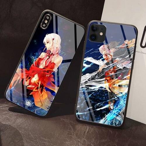 Guilty Crown Anime Phone Case Tempered Glass For iPhone 12 Pro Max Mini 11 Pro XR XS MAX 8 X 7 6S 6 Plus SE 2020 case