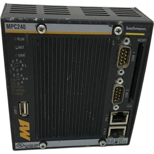 Bachmann Electronic CM202 Processor Module Used In Good Condition