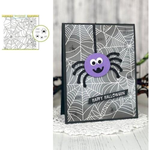 Halloween Spiderweb Combo Cutting Dies And Stamps Scrapbook Diary Decoration Embossing Template DIY Greeting Card Handmade 2021