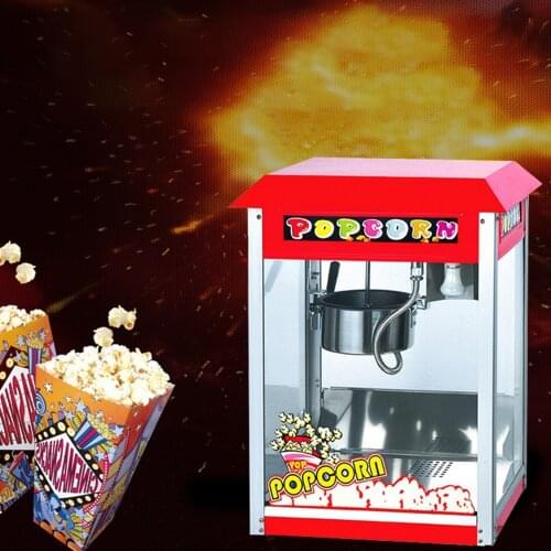 Commercial Popcorn Machine Automatic Popcorn Making Machine Snack Machine Electric Corn Puffing Machine