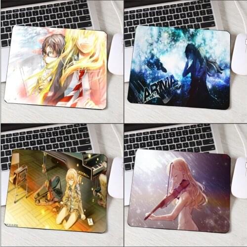 Mairuige Creative Anime Style Pattern Your Lie In April Animation Mousepad for Gemer Gaming Player Mini Pc Table Mouse Pad Mat