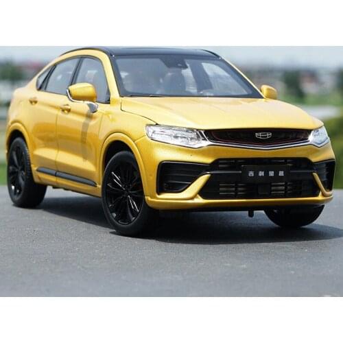 1/18 alloy casting car model original factory Geely Xingyue sports coupe SUV off-road vehicle high-end collection holiday gift