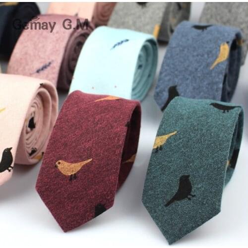 Fashion Ties for Men Casual Cotton Neck Tie For Wedding Cravat Neckties for Business Men Skinny Print Tie Neck Ties