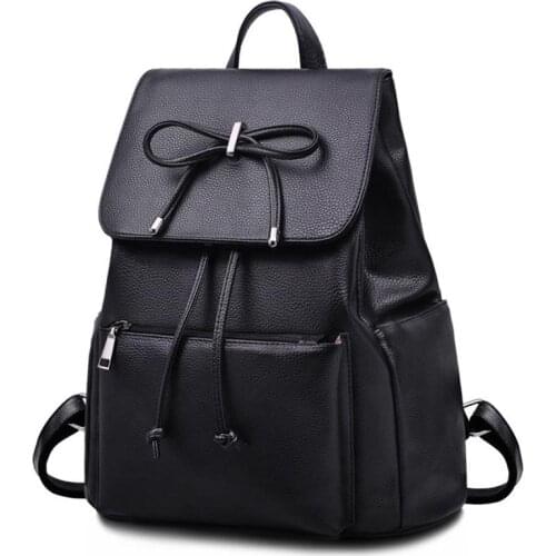 Fashion Backpacks women Outdoor Travel cute Laptop Bagpacks Casual Schoolbag For Girl Canvas Bags female ladies black bags