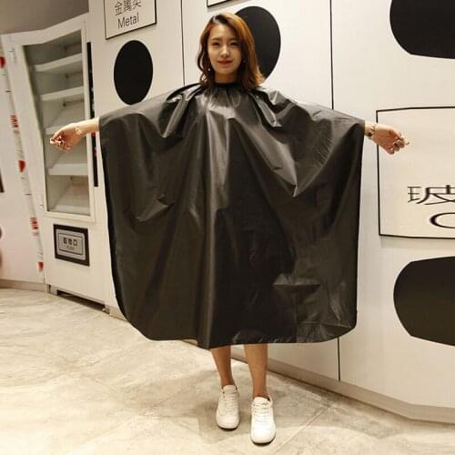 New Pro 1Pcs Salon Hair Cut Hairdressing Cape Barbers Black Waterproof Hairdresser Gown Wrap Cloth Hairstyling Tools Hot