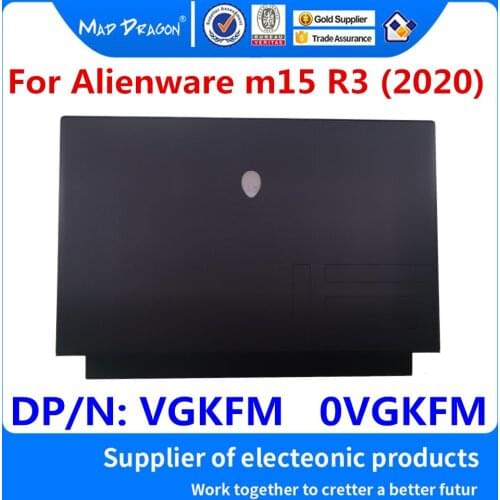New original laptops black LCD Top Cover LCD Back Cover Assembly For Dell Alienware m15 R3 (2020) M15 R3 FDQ51 VGKFM 0VGKFM