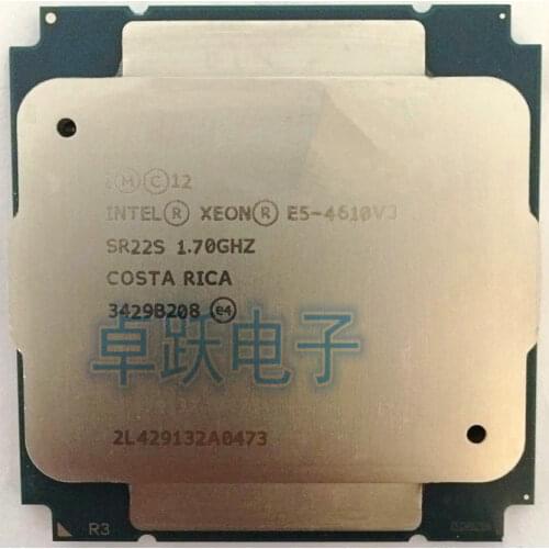 E5-4610V3 Original Intel Xeon E5 4610V3 1.7GHZ 10-Core 25MB SmartCache E5 4610 V3 FCLGA2011 105W free shipping