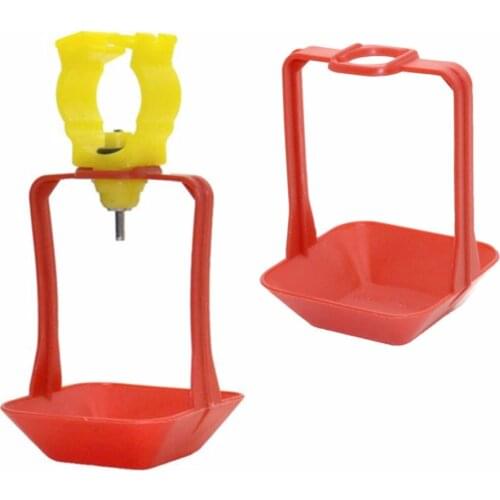10 PCS Bird Quail Drinking Water Hanging Cup Yellow Ball Automatic Drinking Water Pigeon Chicken Red Cup Pet Bird Feeding tools