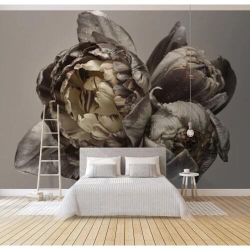 Custom mural wallpaper 3D European and American retro floral living room background wall painting decorative painting