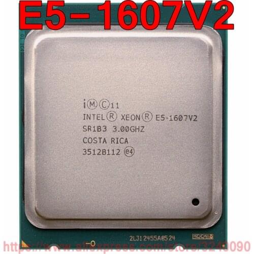 Intel Xeon CPU E5-1607V2 SR1B3 3.00GHz 4-Core 15M LGA2011 E5 1607V2 processor E5-1607 V2 free shipping speedy ship out