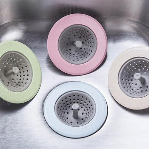 New Home Living Floor Drain Kitchen Food Residue Catcher Sink Bowls Washing Strainer Sewer Filter Bathroom Hair Stopper Plug