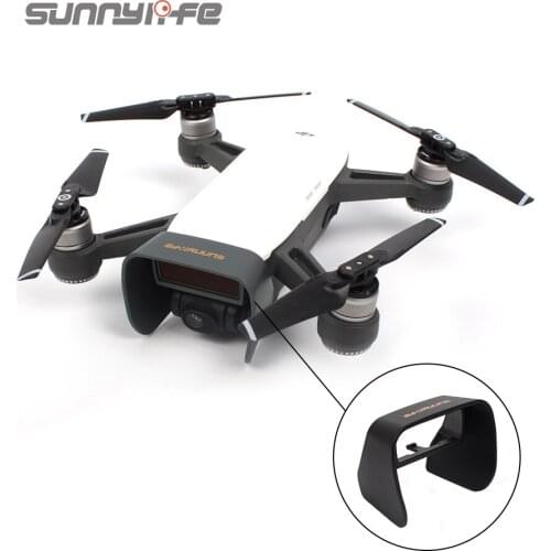 Sunnylife Updated Lens Sunhood For DJI SPARK Lens Sunshade Cover Anti-glare Lens Cover Stable Protective Drone Accessories