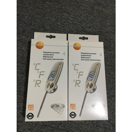 Testo 104 IP65 Rated Waterproof Folding Food Thermometer 0563 0104 For Core Temperature of Liquid/Semi-Solid And Viscous Media