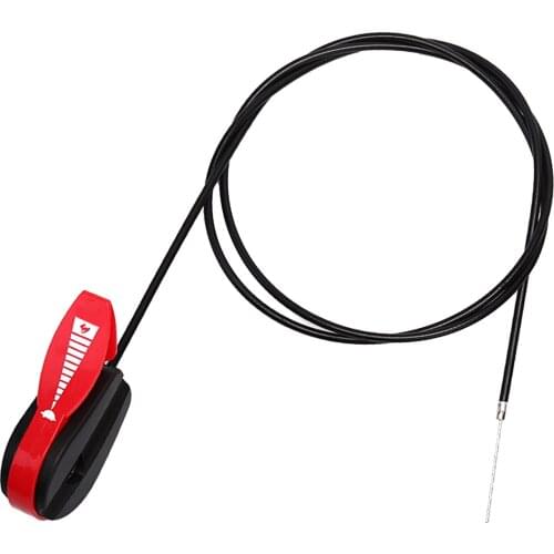 Lawn Mower Throttle Cable Universal 63" Control Switch Lever Handle Kit for Compatible with Electric Petrol Lawnmowers