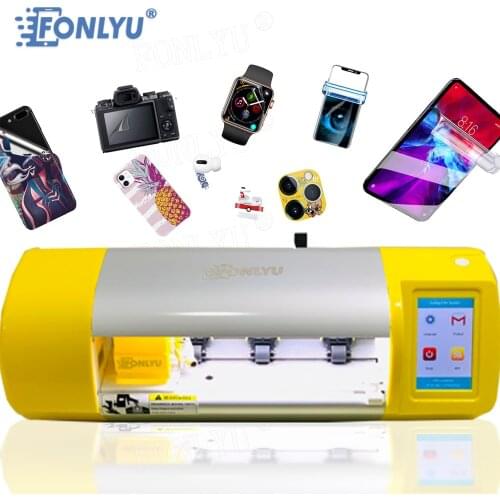 FONLYU Hydrogel Film Cutting Machine Front Glass Protective Tape Plotter Flexible Film Cut Tool For Mobile Phone Tablets Watch