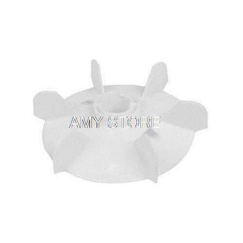 Spare Part 43mm Inner Diameter White Plastic Motor Fan Blade Wheel Impeller 250mm