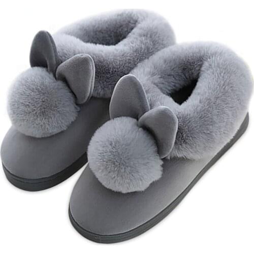 2021 Winter Slippers Women Super Soft Warm Plush Ladies Casual Indoor Home Slippers Woman Shoes Women Slippers Shoes Funny Shoes