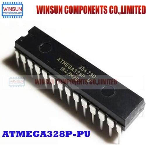 10pcs/lot ATMEGA328P-PU ATMEGA328-PU DIP-28 New Original CHIP ATMEGA328 Microcontroller MCU AVR 32K 20MHz FLASH Brand New