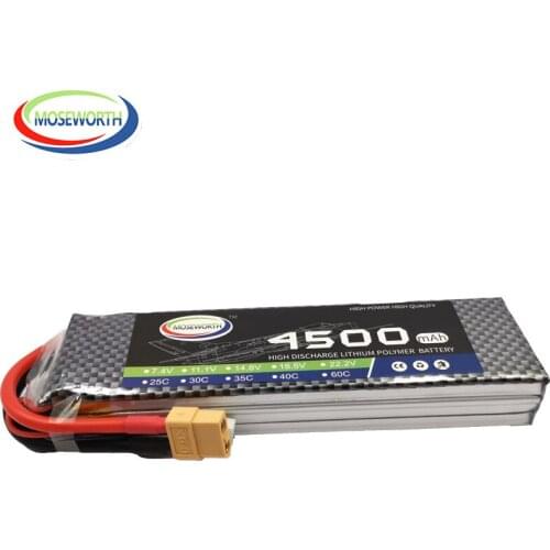 3S RC LiPo Battery 3S 11.1V 4500mAh 25C 35C 60C For RC Aircraft Quadcopter Drone Car Helicopter Airplane Boat Batteries LiPo 3S