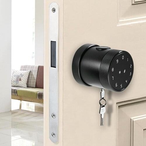 5 in 1 Smart Door Handle Lock Keyless Support TTLock WiFi Remote Control for Airbnb Hotel Office Garage