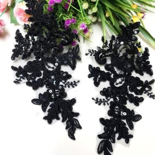 6pcs/lot Black Car Bone Sequins Craft Supplies Flower For Decoartion Accessories